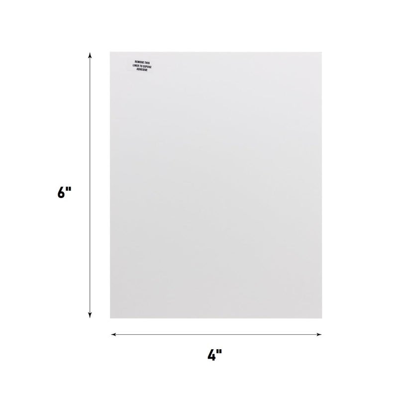 Hygloss Sticky Collage Boards - 24 Pack 4"x6" Self Stick Collage Boards for Kids - Peel & Stick Mounting Boards for Art Projects, School Crafts, Classrooms, and DIY Displays - Image 1